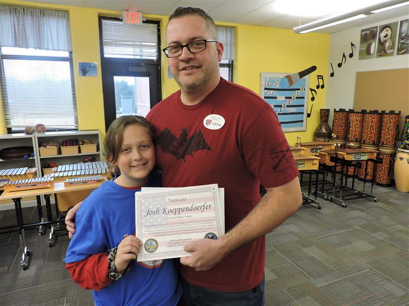 Schools celebrate Veterans Day